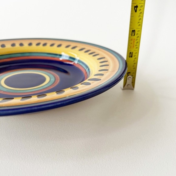 Pier 1 ITALIAN SWIRL Hand Painted Earthenware Colorful Soup Salad Pasta Bowl - Picture 7 of 11